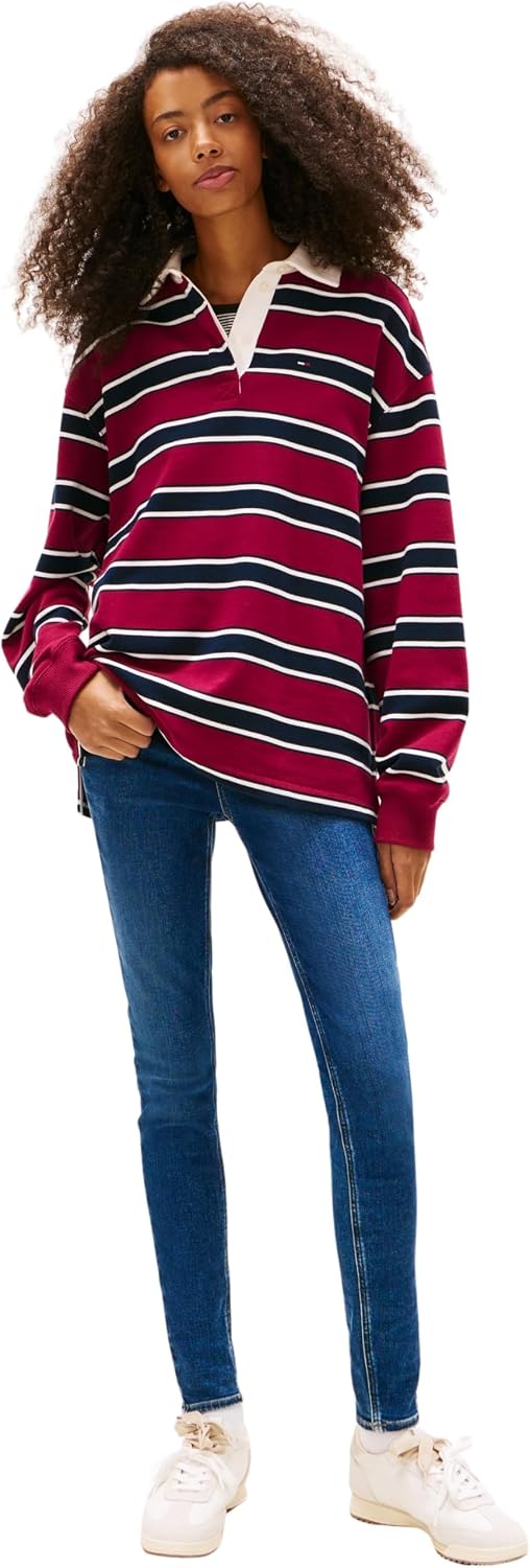Detalle de Tommy Jeans Très Mince Femme - Authenticité et durabilité
