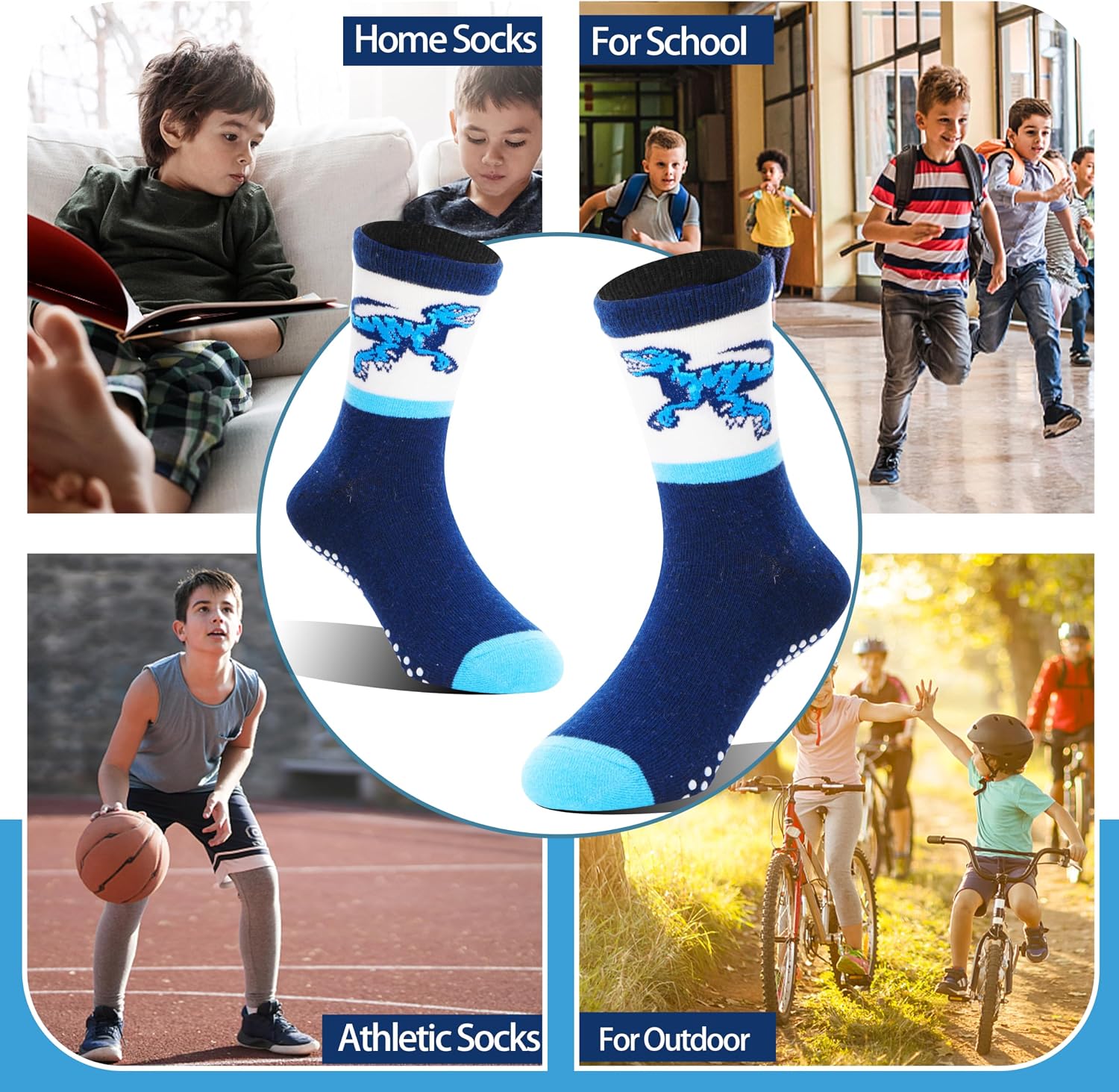Detalle 2 de Welwoos grips socks, 12 pairs toddler