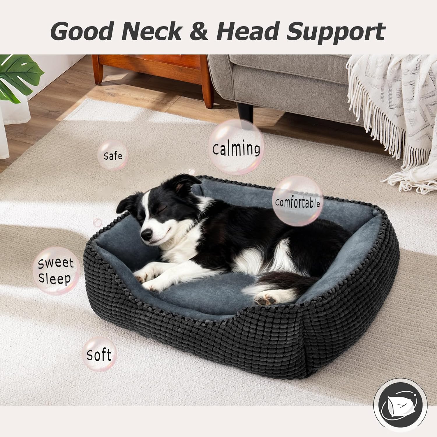 Thumbnail 6 de MIXJOY Orthopedic Dog Bed, Small
