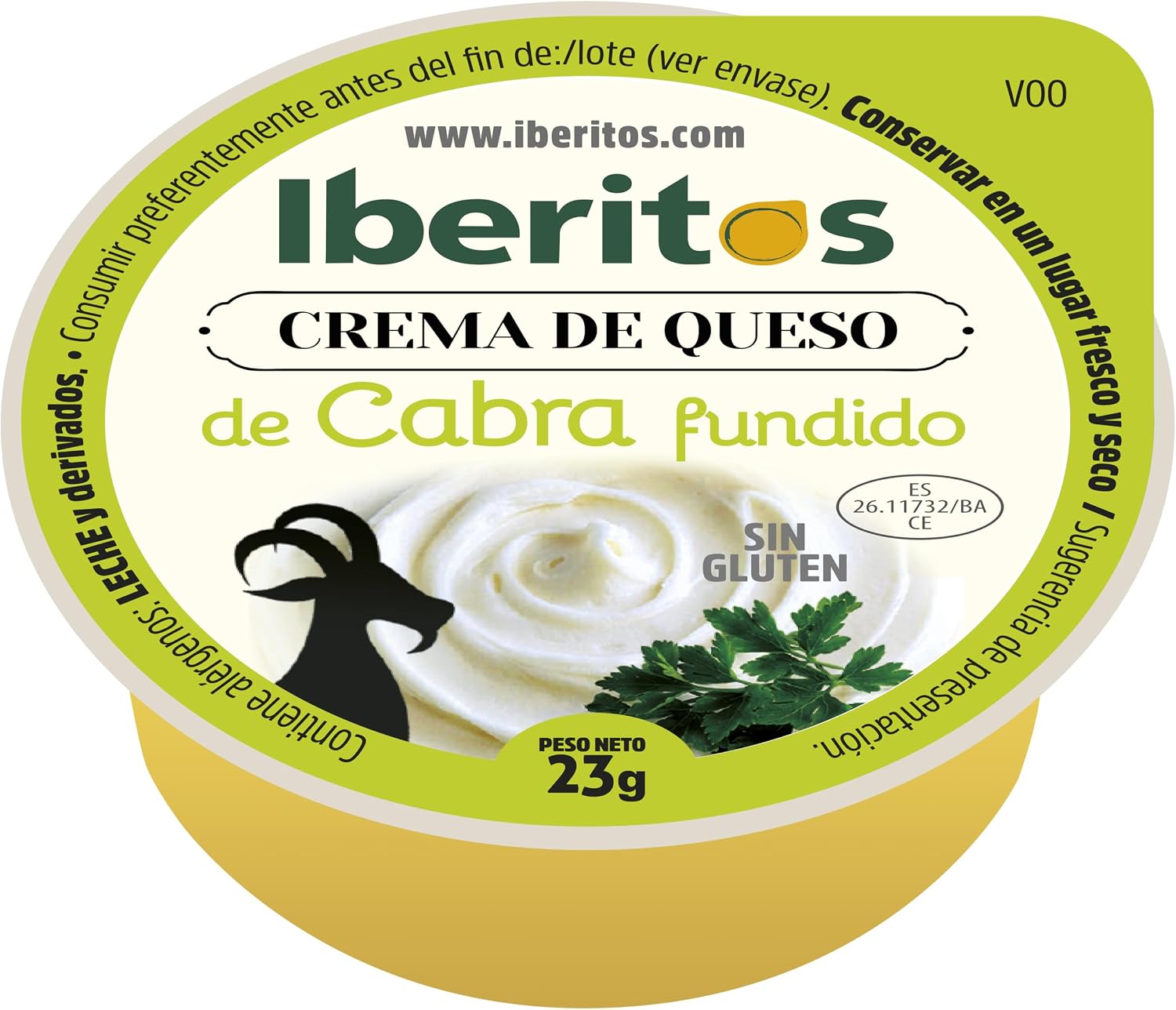 Detalle de Iberitos Surtido Quesos Crema monodosis 18x23 g
