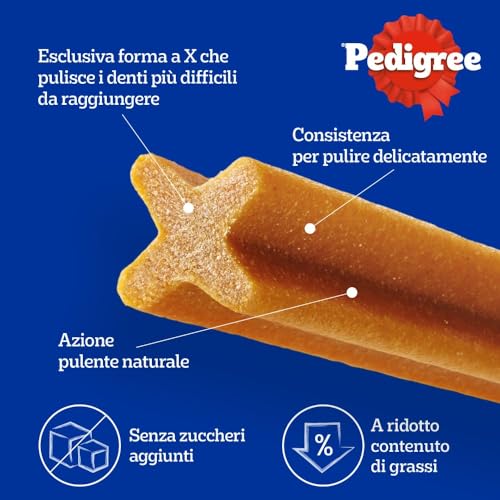Detalle 2 de Pedigree Dentastix Snack per la Igiene Orale per Cane Medio (10–25 kg) – 180 g, 105 pezzi