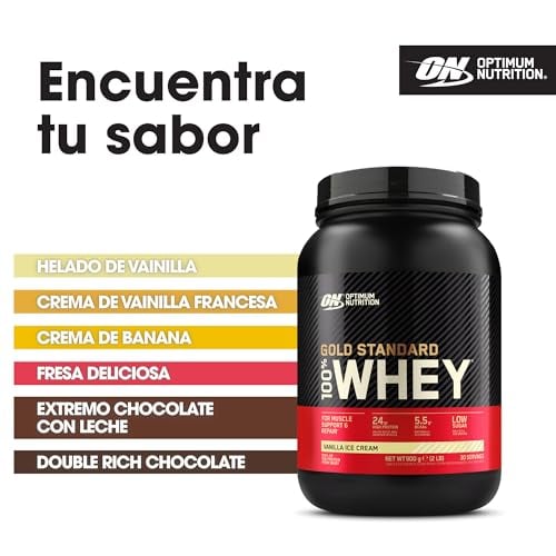 Thumbnail 4 de Optimum Nutrition Gold Standard 100% Whey (Helado de Vainilla) 900 g