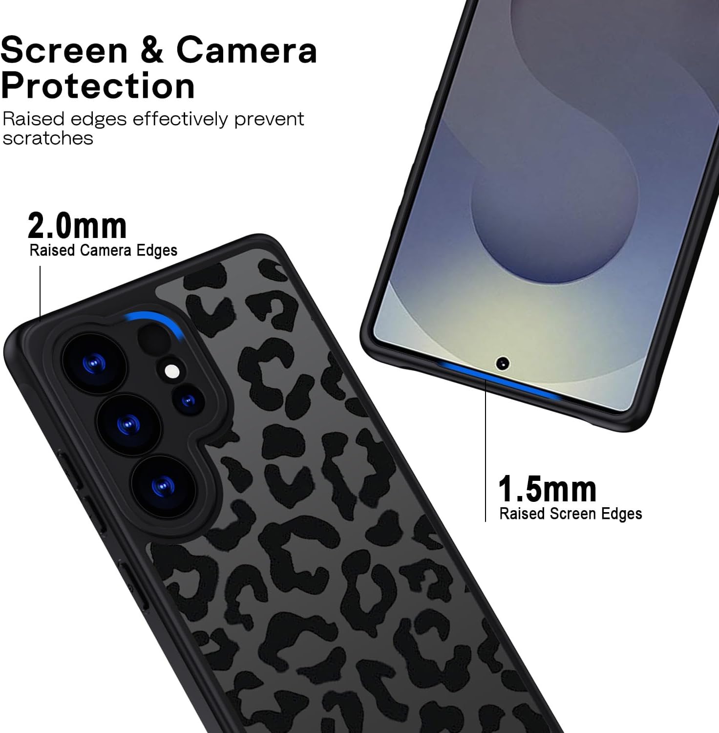 Thumbnail 3 de XTCASE Coque Leopard pour Samsung Galaxy S26 Ultra 5G – Protection élégante en PC dur et TPU, motif léopard