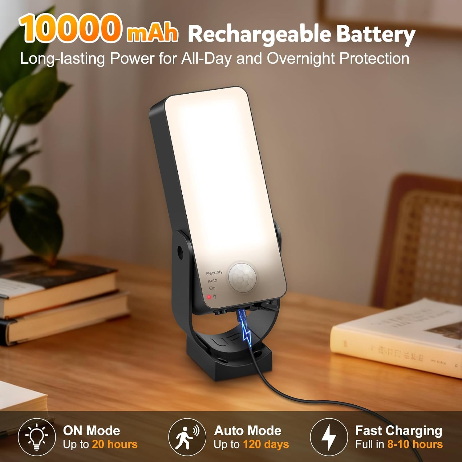 Detalle 2 de Motion Sensor Lights Outdoor 10000mAh Wall Lights