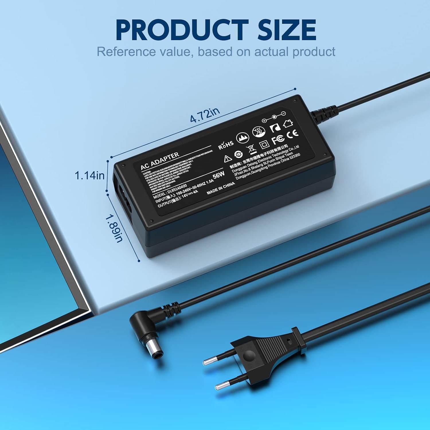 Detalle de Jippofu 14V Netzteil für Samsung Monitore