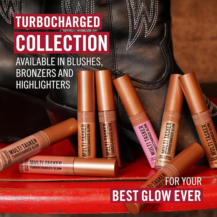 Thumbnail 3 de Rimmel London Multi Tasker Turbocharged Glow Iluminador 10 ml 💄