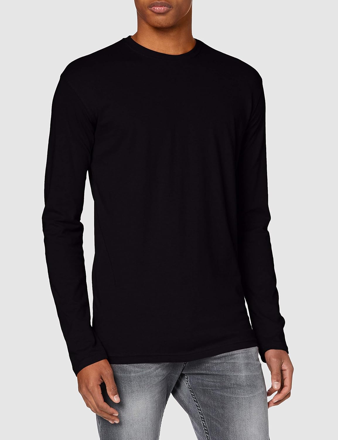 Detalle 2 de Lower East Basic Rundhals Langarmshirt 3er Pack