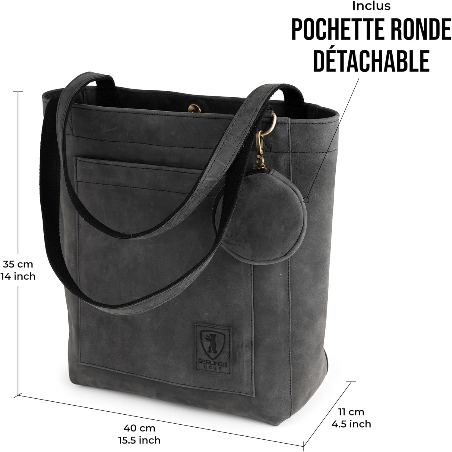 Thumbnail 6 de Berliner Bags Seville Sac Cabas 35×40×11 cm