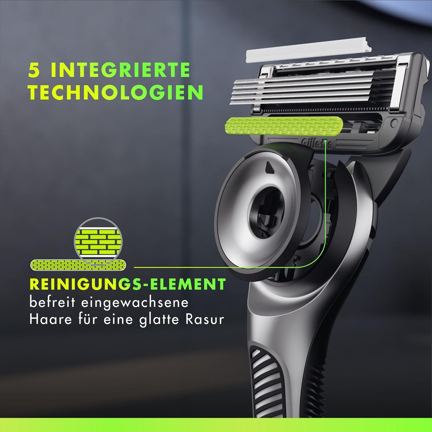 Detalle 1 de GilletteLabs Rasierer Herren Nass