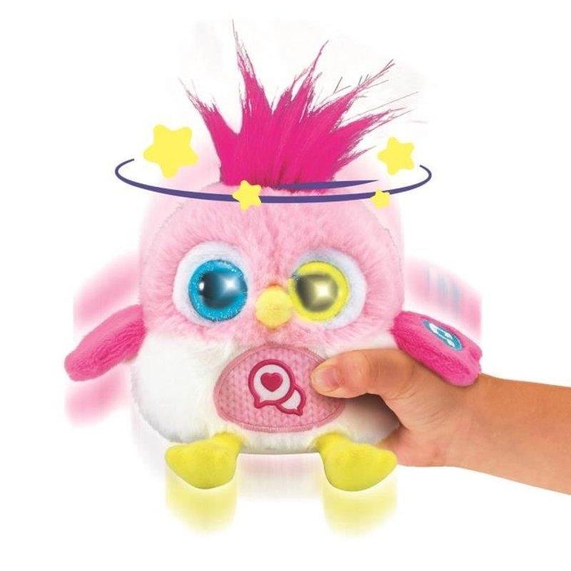 Detalle de Peluche interactivo VTech Lolibirds Rosa con soporte magnético