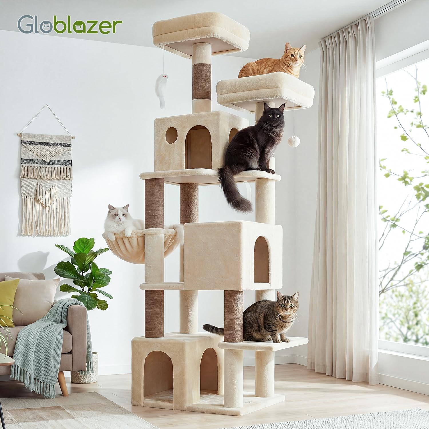 Thumbnail 6 de Globlazer Cat Tree 71-Inch