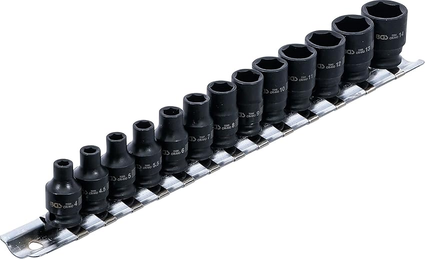 Thumbnail 1 de BGS 5296 Juego de llaves vaso impacto 13 pzas 4–14 mm 🛠️