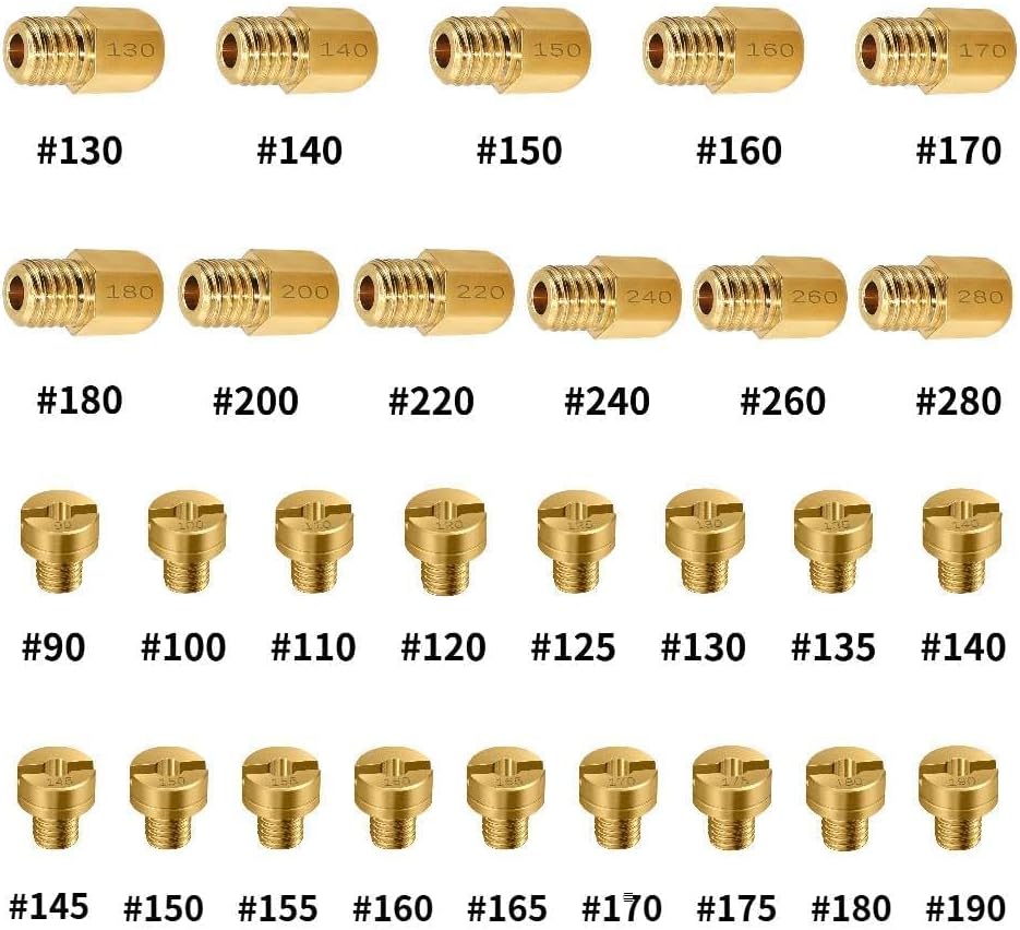Thumbnail 1 de Strongthium 42-Piece Mikuni Carburettor Jet Kit – Main & Pilot Jets for Motorcycle, ATV, Dirt Bike (2-Stroke & 4-Stroke)