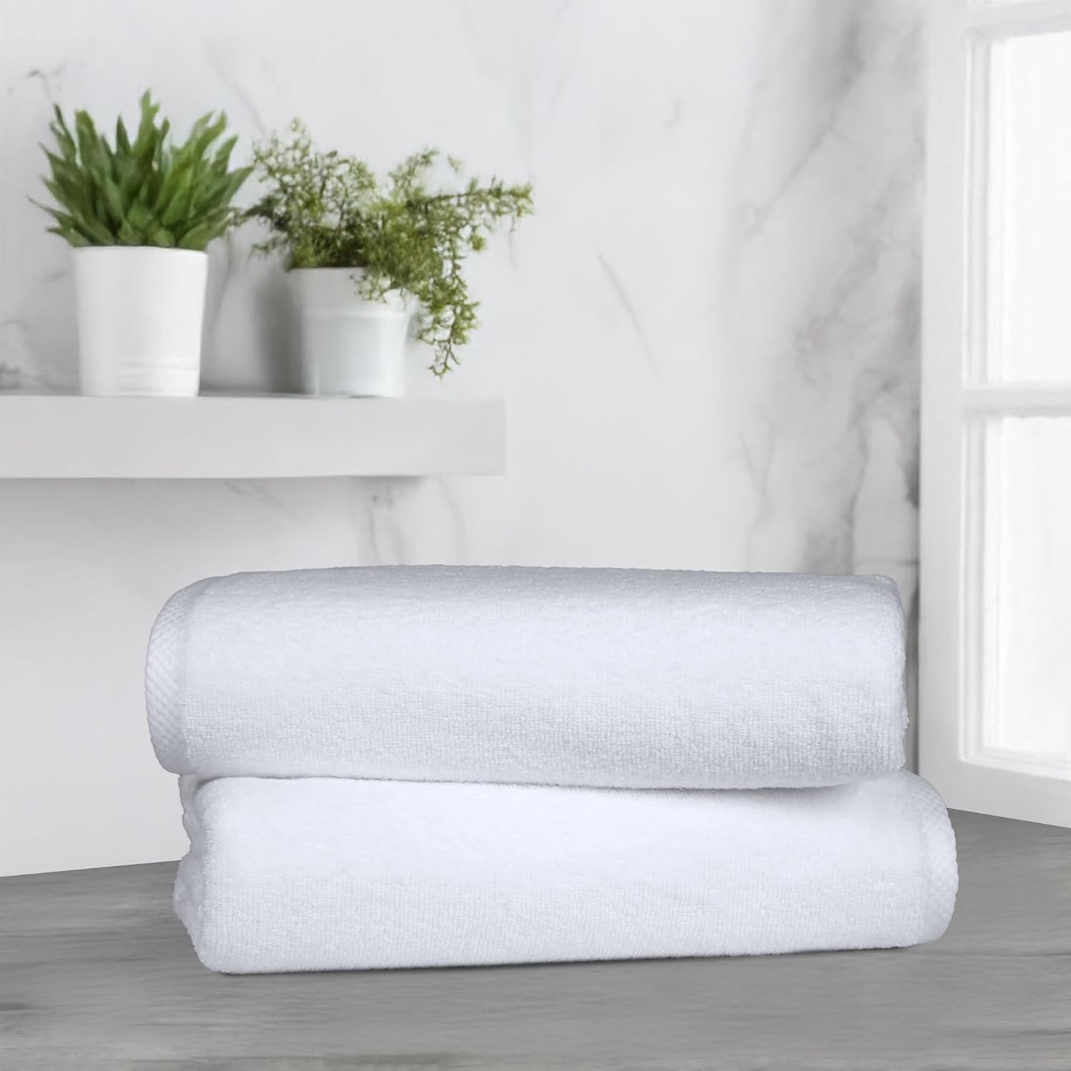 Detalle 2 de Amazon Basics serviettes 70 x 140 cm
