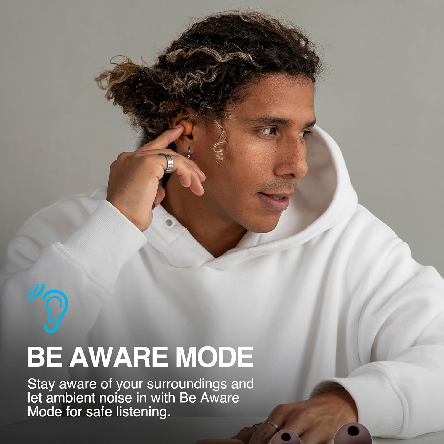 Thumbnail 3 de JLab Go Air Pop+ Tones écouteurs Bluetooth, jusqu’à 35 h d’autonomie