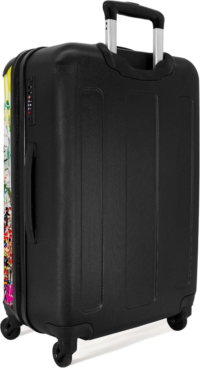 Detalle 1 de NoBoringSuitcases.com Valise Rigide TSA 23kg 67 cm Multicolore