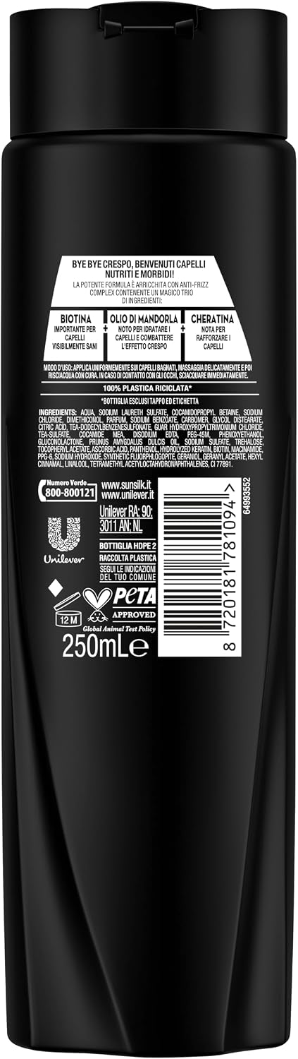 Thumbnail 6 de Sunsilk Shampoo Bye Bye Crespo – Capelli Morbidi e Nutriti, 250 ml