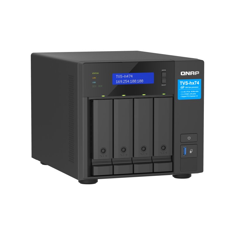 Thumbnail 1 de QNAP TVS-h474-PT-8G NAS 4 bahías