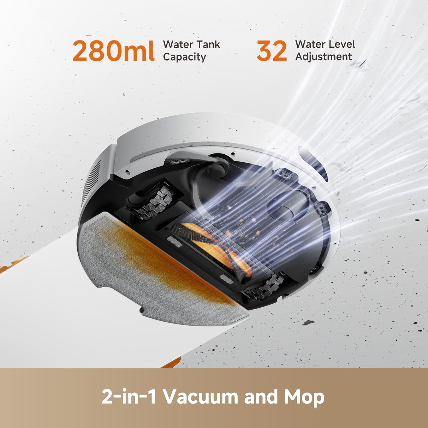 Thumbnail 5 de DREAME D20 Air Plus Robot Vac and Mop Combo: Deep Cleaning Comes Easy