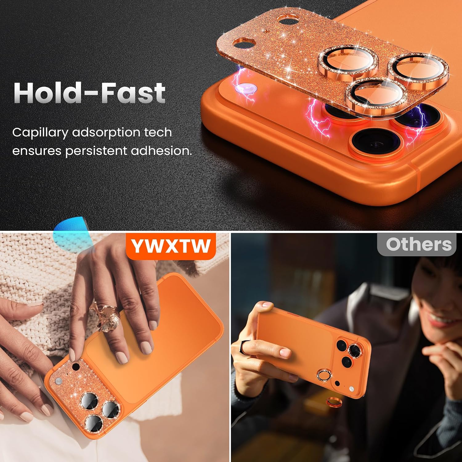 Detalle 1 de YWXTW iPhone 17 Pro Max camera lens protector