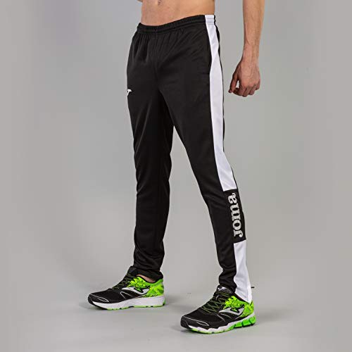 Detalle de Joma Championship IV Pantalones - Hombre, Negro/Blanco, 4XS