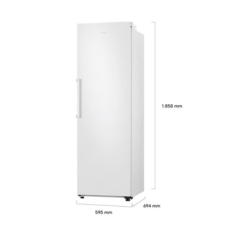 Detalle de Frigorífico Samsung RR70H39FEVEF No Frost 186 cm 387 L Blanco con WiFi IA