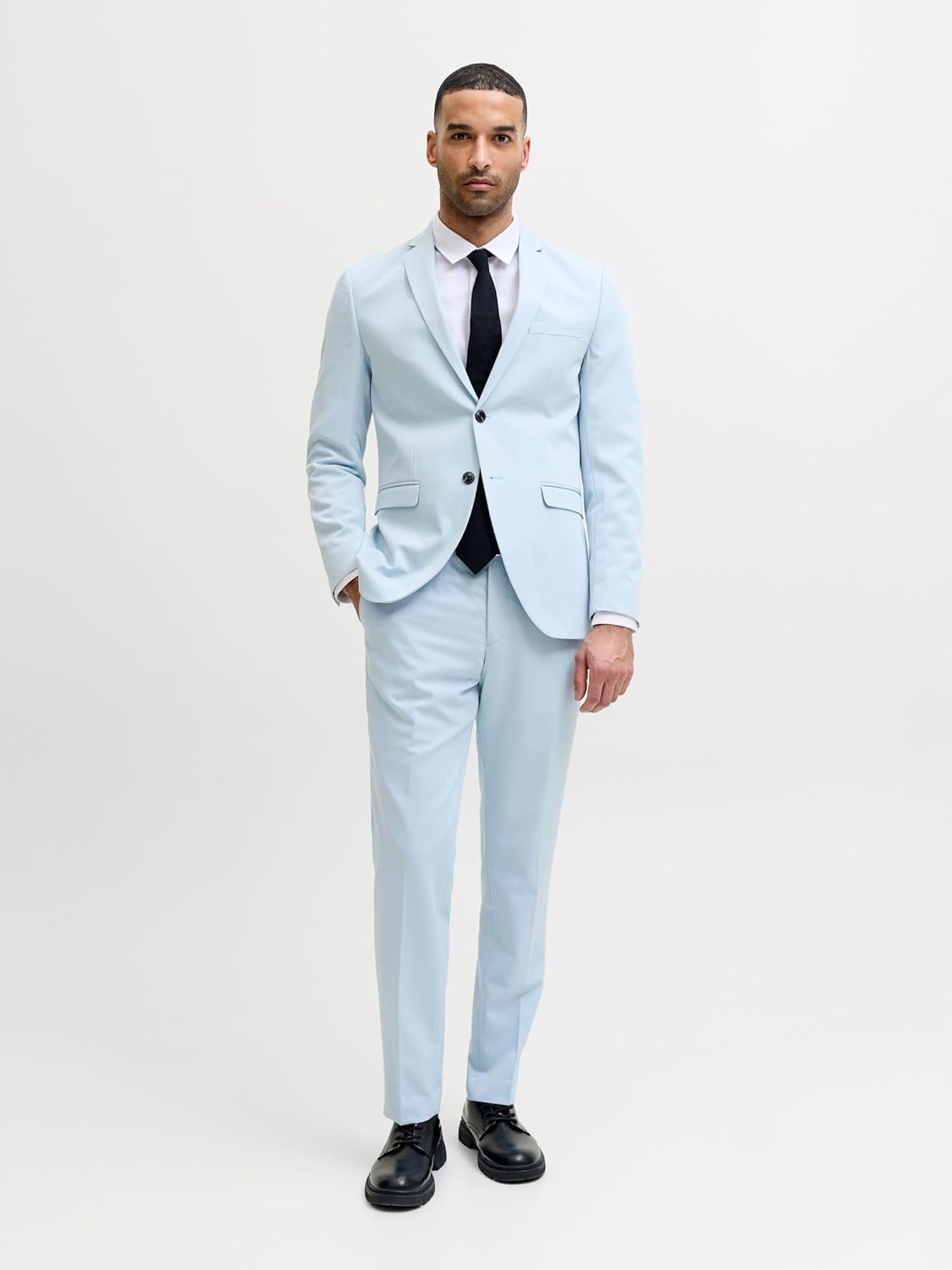 Thumbnail 4 de JACK & JONES Herren Einreiher-Blazer & Hose JPRFRANCO Super Slim Fit Anzug (Regular Fit)