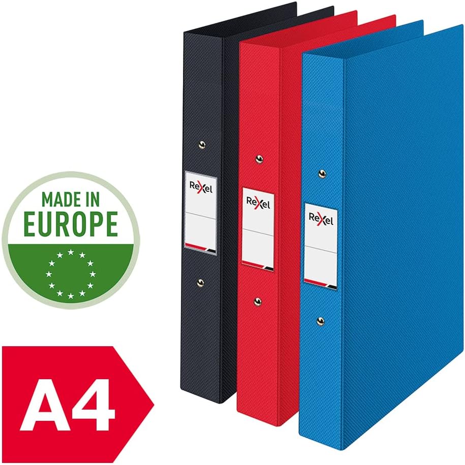 Thumbnail 2 de Rexel Choices A4 Ring Binder 25mm Spine Pack of 3 (Assorted Colours)