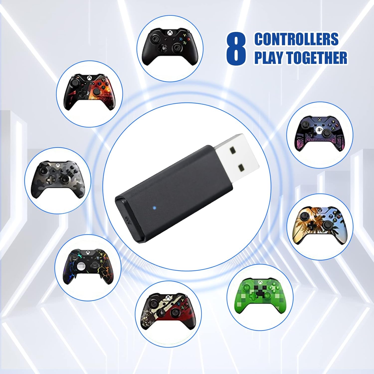 Thumbnail 3 de Wireless Adapter für Xbox Controller am PC – Kabelloser Gaming-Receiver für Windows 10/11 (USB 2.0/3.0)