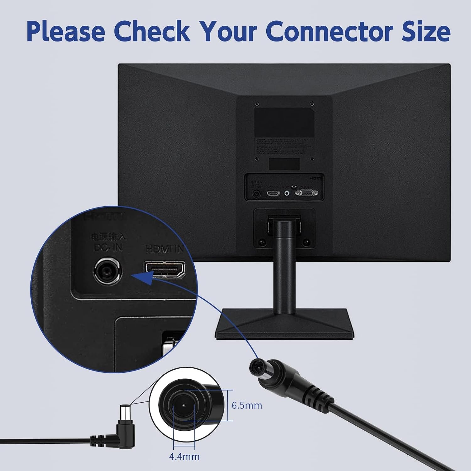 Detalle 2 de shefor 14V 4A Alimentatore per monitor