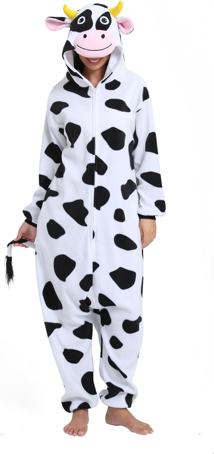 Thumbnail 4 de LABULA Tieroutfit Cosplay Jumpsuit als Pyjama (Unisex) – Cartoon-Tierdesign mit Reißverschluss
