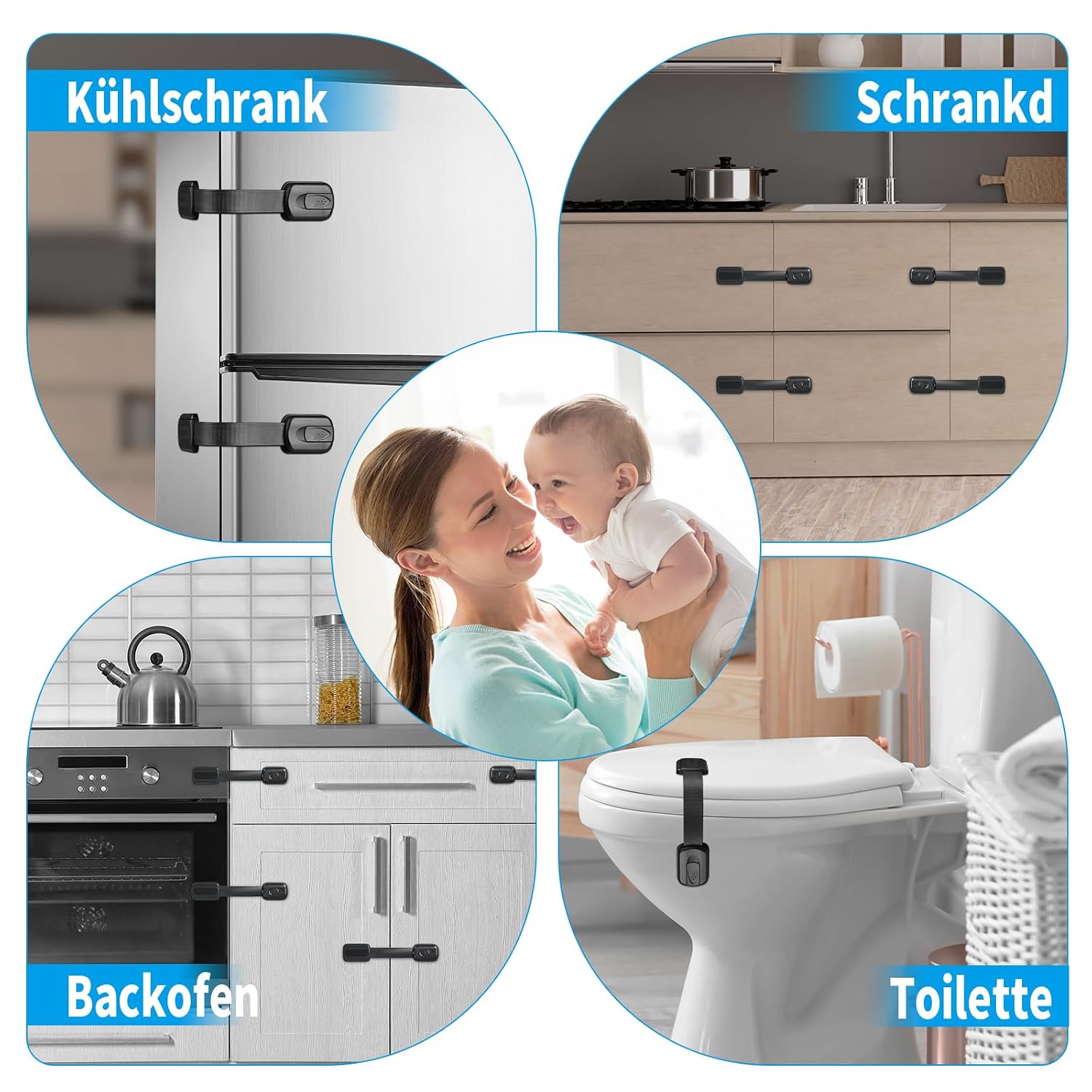 Thumbnail 5 de ECHOCUBE Kindersicherung für Möbel, 8er-Set