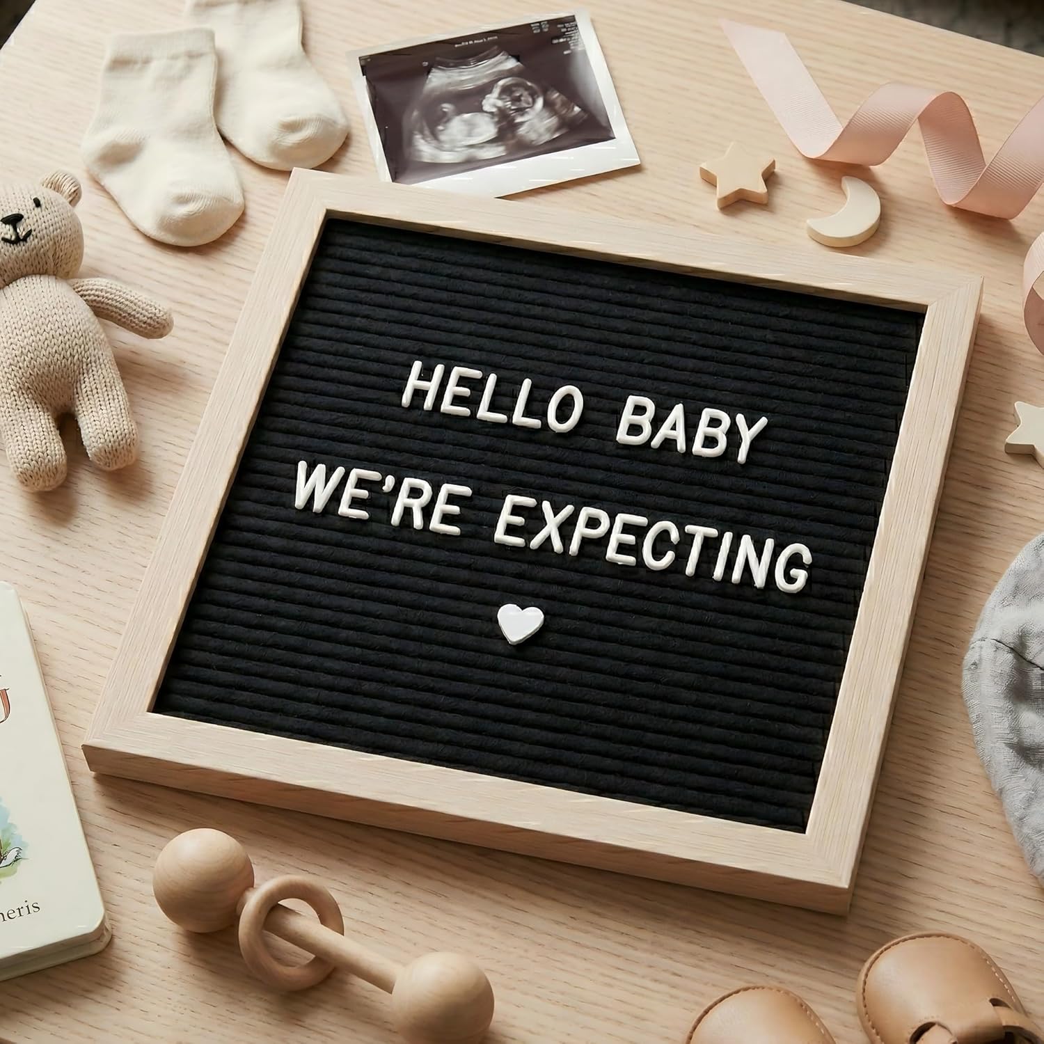 Thumbnail 6 de Black Felt Letter Board 25x25cm