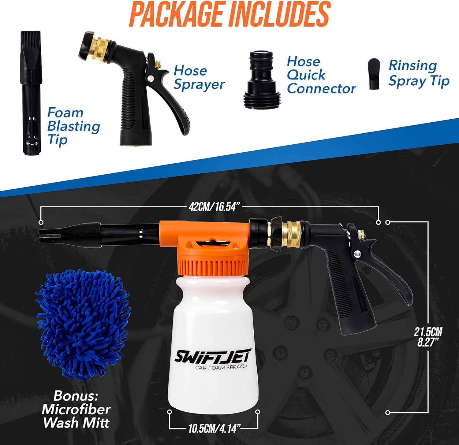 Detalle 2 de SwiftJet Foam Gun with Mitt 1L