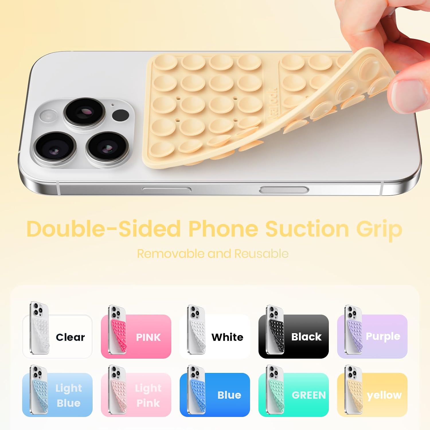 Detalle 2 de Klearlook Silicone Suction Cup Phone Mount 6.1–7.2in
