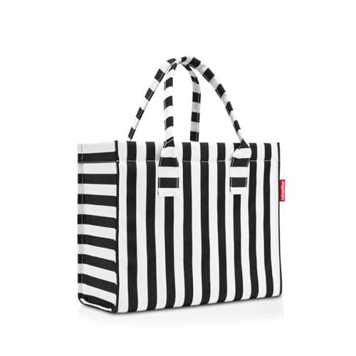 Detalle de reisenthel Daily Shopper Summerstripes Black – Moderner, geradliniger Alltags- und Einkaufsbegleiter