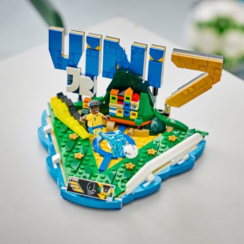 Detalle de LEGO Editions Vinicius Jr. – Best of 43027 maquette 3D avec minifigurine collector