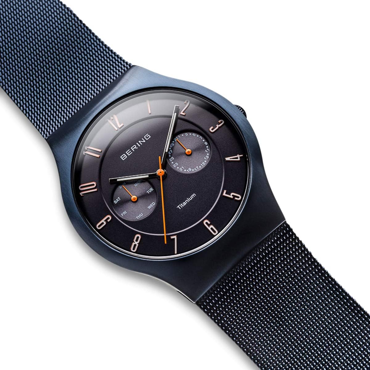 Thumbnail 1 de BERING Orologio da Polso Analogico al Quarzo in Titanio con Cinturino in Acciaio e Vetro Zaffiro