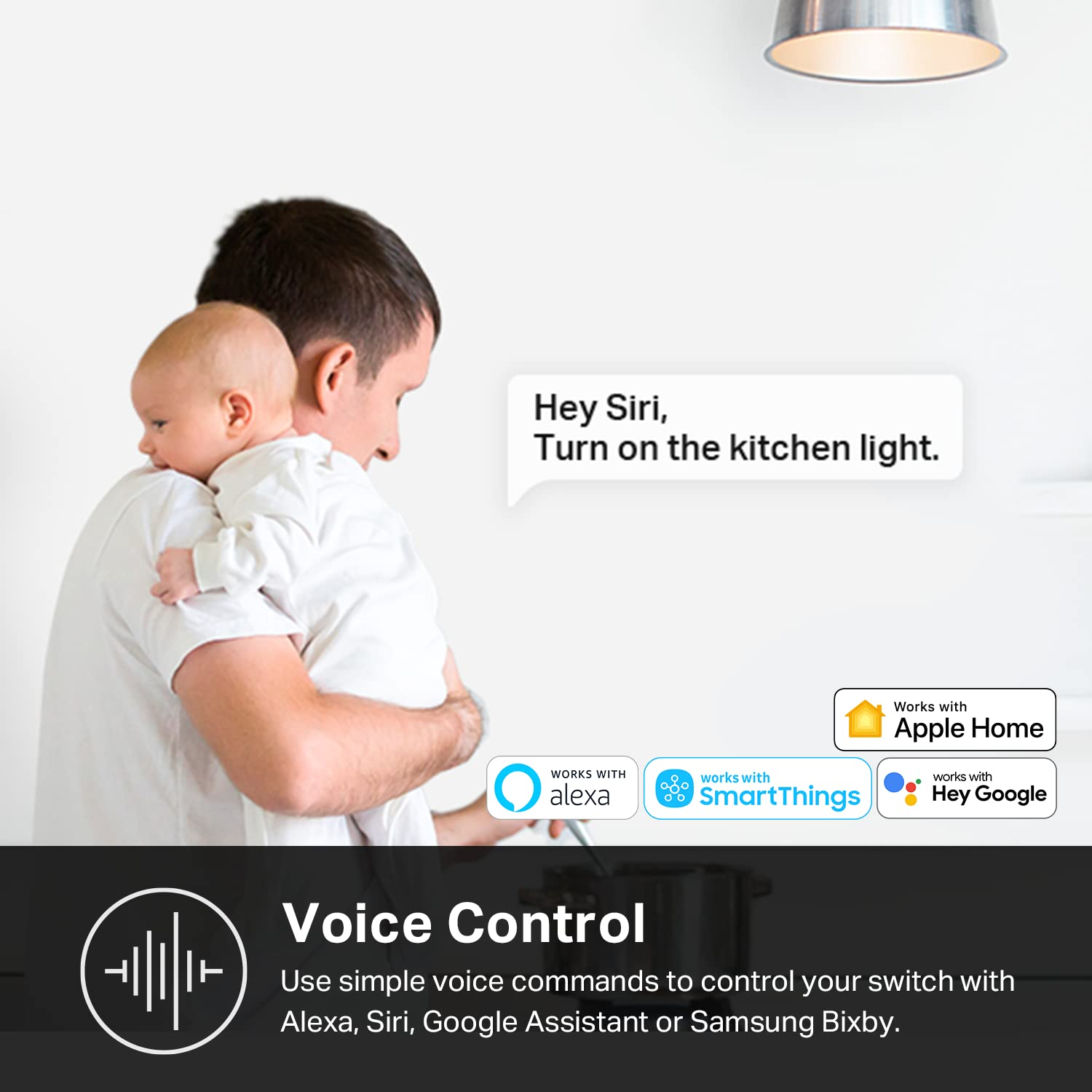 Detalle 2 de Kasa Smart KS200P3 Apple HomeKit Light Switch 3-pack