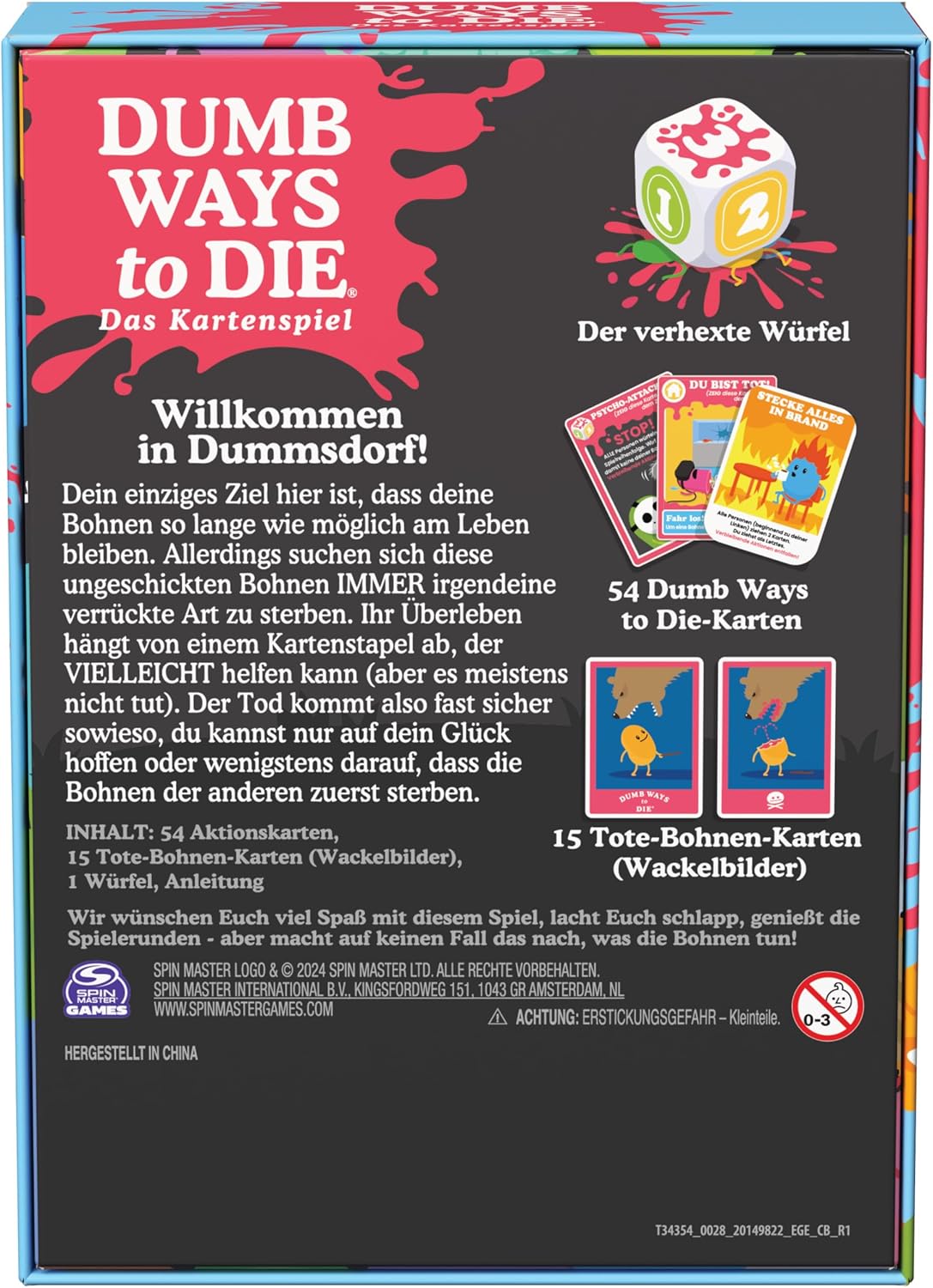 Thumbnail 6 de Dumb Ways to Die – rasant-gemeines Kartenspiel (deutsche Ausgabe) von Spin Master Games
