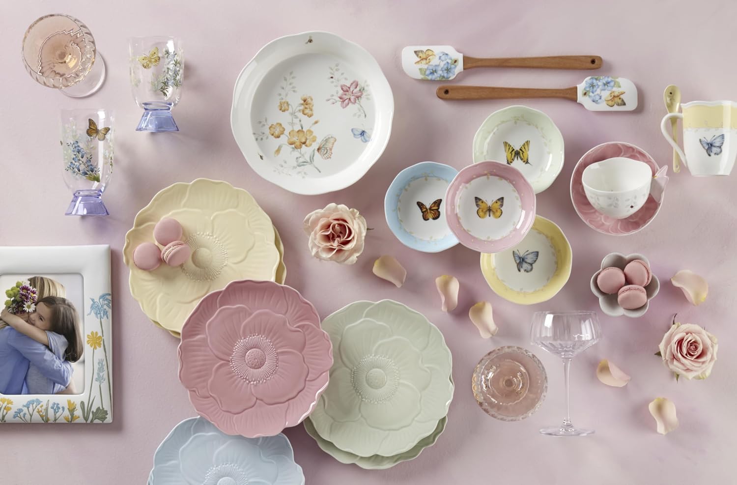 Detalle de Lenox porcelain pie dish, 9.5-inch diameter