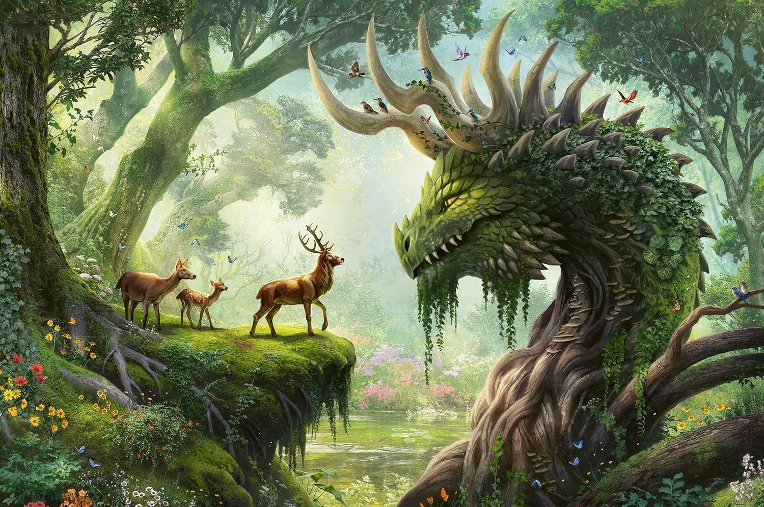 Thumbnail 1 de Ravensburger Puzzle 3000 pezzi Drago nel bosco 🧩