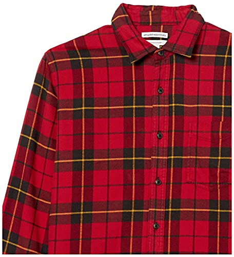 Detalle 2 de Amazon Essentials Camisa franela cuadros grandes M
