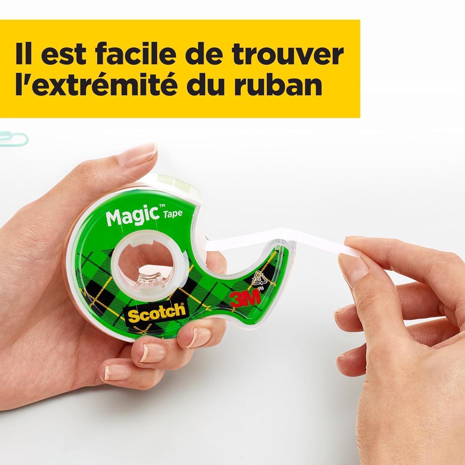 Thumbnail 3 de Scotch Magic Tape – Rouleaux de Ruban Adhésif Transparent avec Dévidoir, Lot de 3, 19 mm x 7,5 m