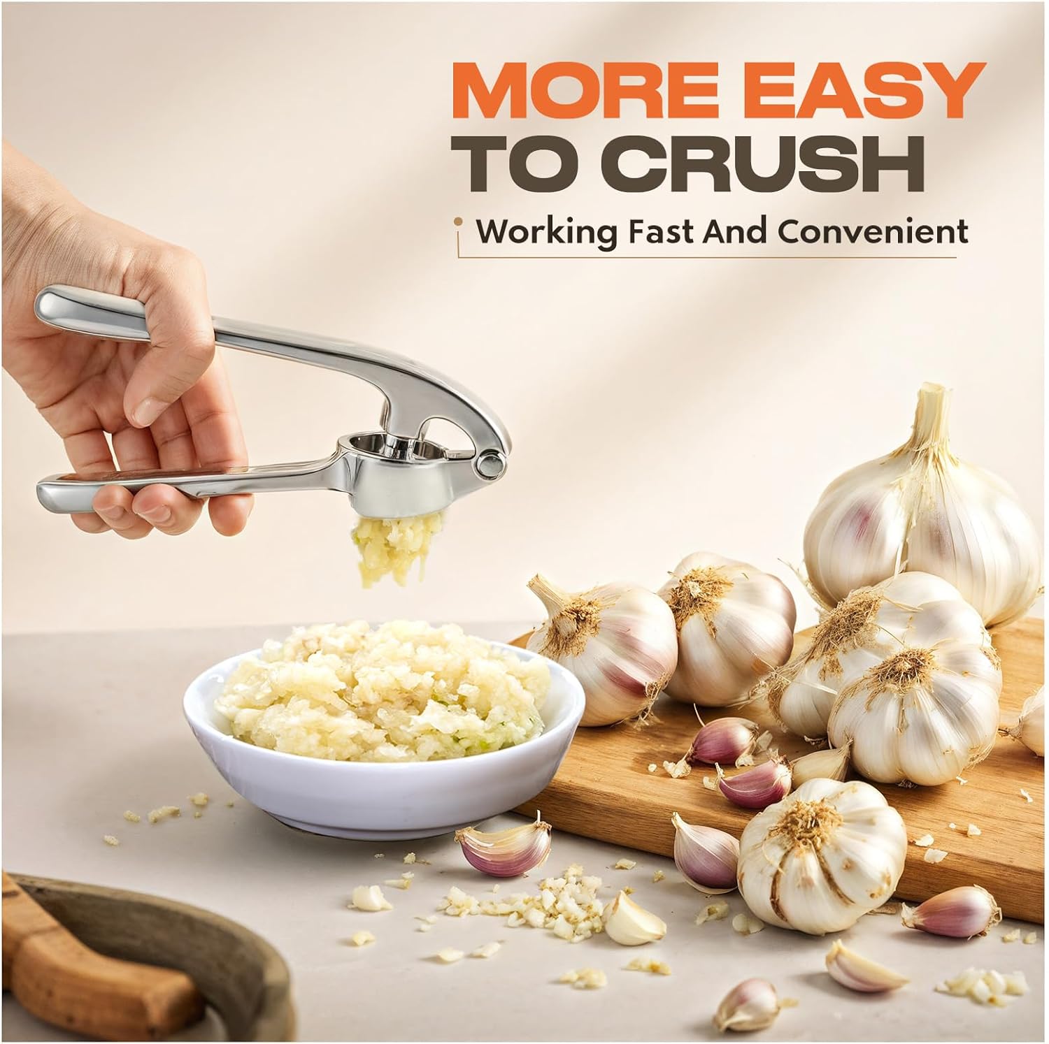 Thumbnail 3 de SRISE Kitchen Garlic Press 1 set