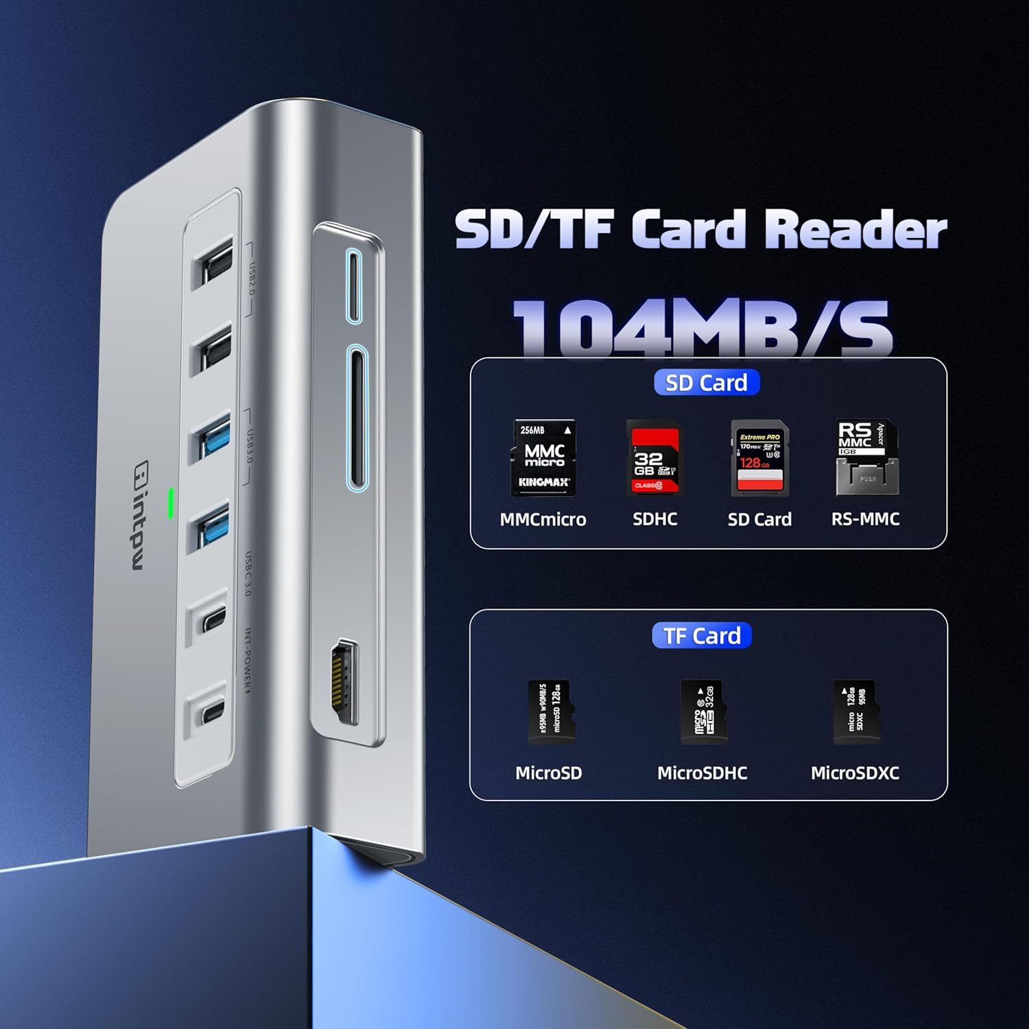 Thumbnail 5 de Intpw 9-in-1 USB C Hub with 100W PD and 4K HDMI