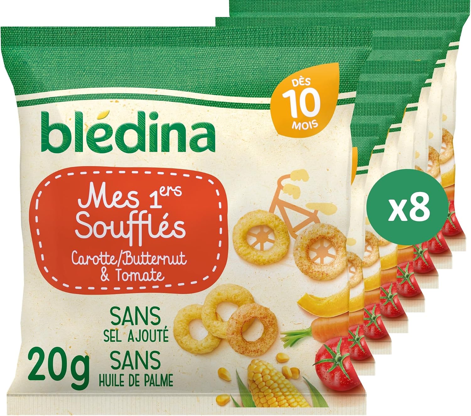 Detalle de BLÉDINA Mes 1ers Soufflés 10 mois