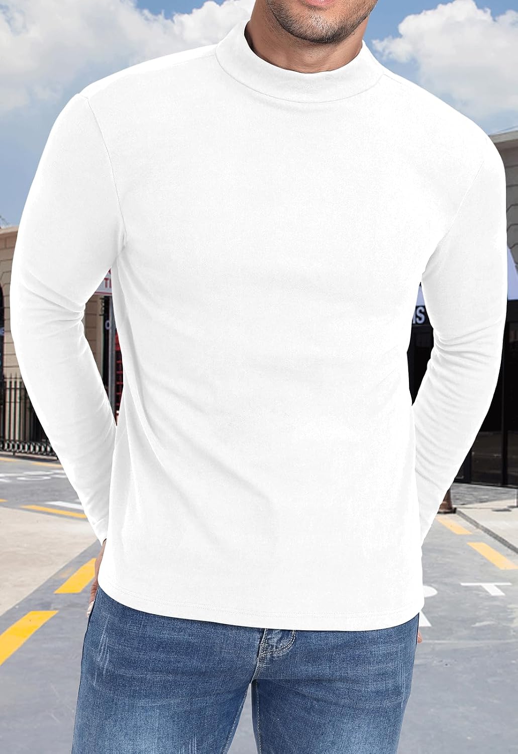Thumbnail 3 de MLANM Mock Turtleneck Jumper