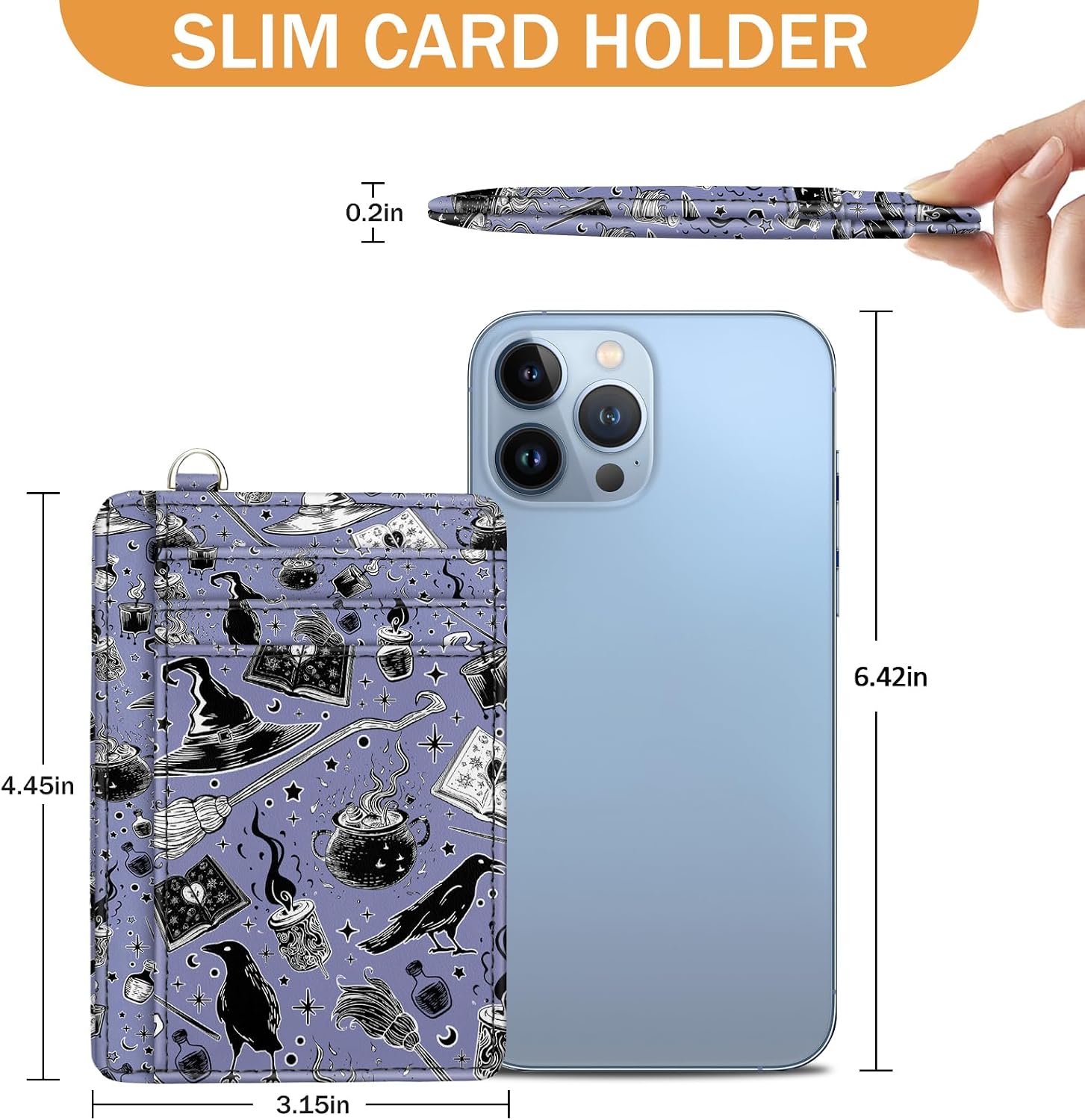 Detalle de Yonlevres RFID Card Holder in PU Leather