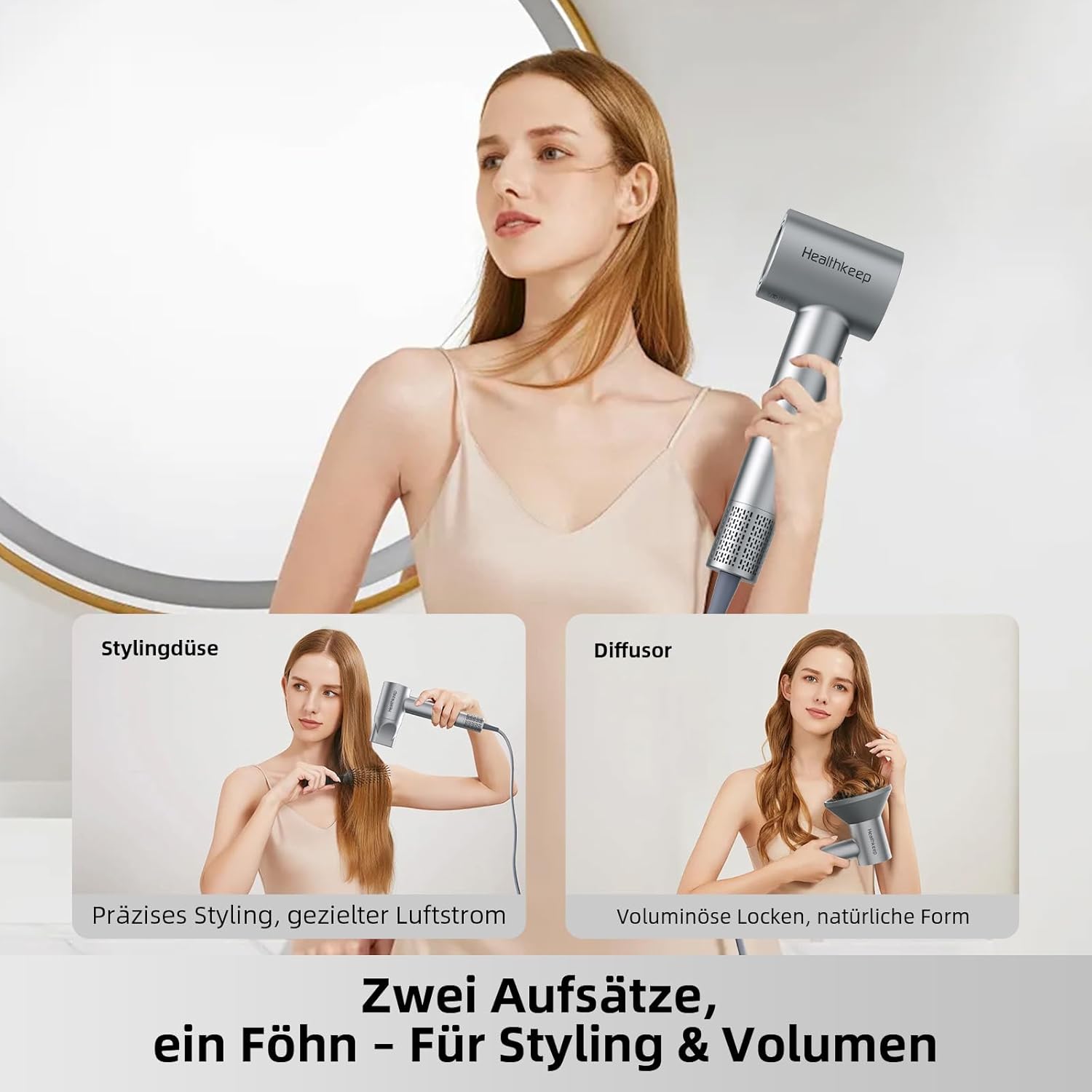 Thumbnail 4 de Phon Capelli Professionale – Asciugatura Rapida, Anti-Crespo, 1500 W con Motore Brushless e Diffusore Incluso